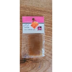 Vintage tortoise 2pc haircomb new old stock